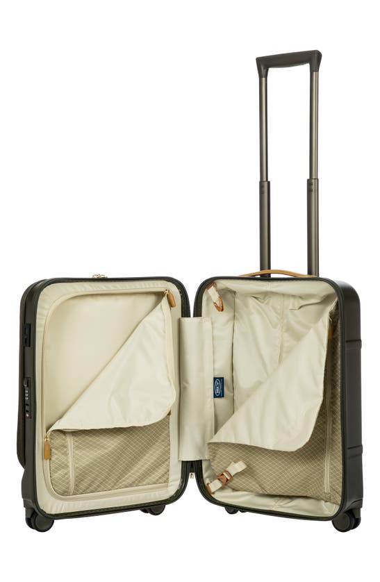 Shop Bric's Bellagio 2.0 Pocket 21-inch Wheeled Carry-on In Olive