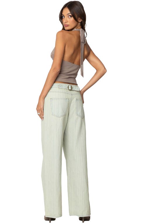 EDIKTED EDIKTED MILA DEEP SQUARE NECK HALTER STRETCH TOP