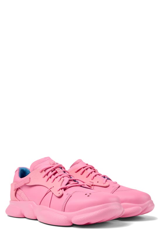 Camper Karst Panelled Lace-up Sneakers In Pink
