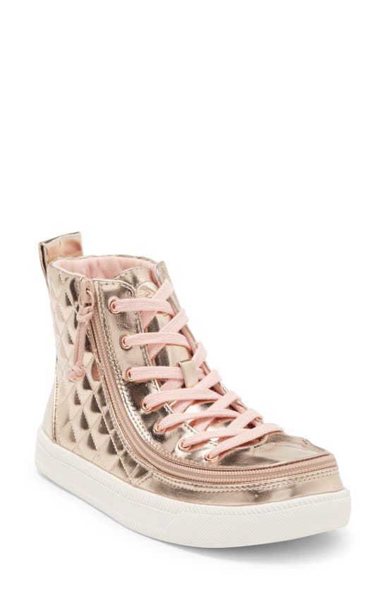 BILLY FOOTWEAR DIAMOND QUILT HIGH TOP SNEAKER