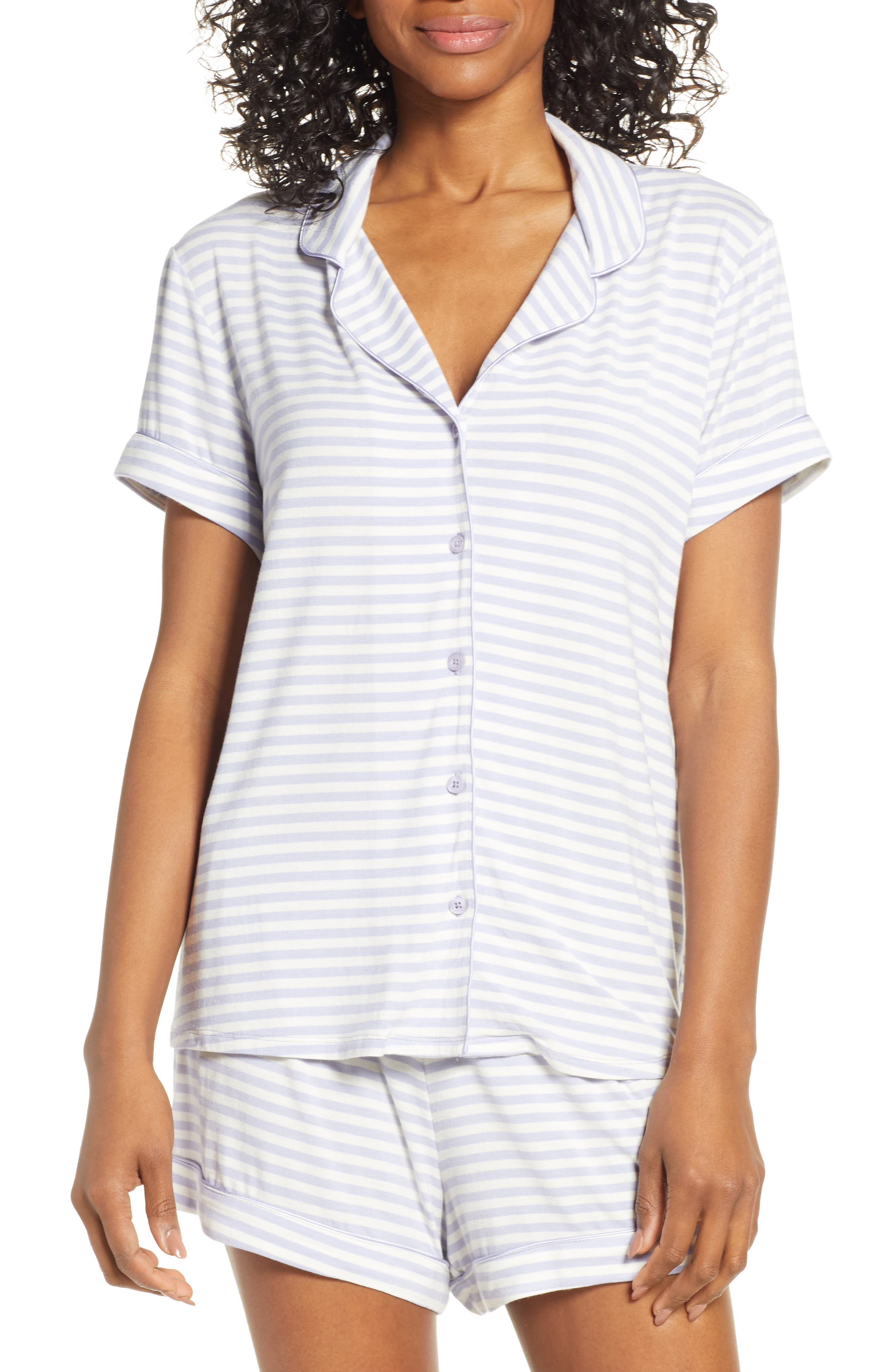 Nordstrom Lingerie Moonlight Short Pajamas, Purple