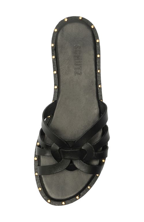 Shop Schutz Phoenix Strappy Sandal In Black