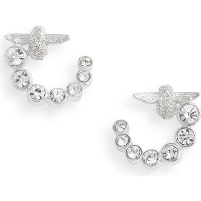 Olivia Burton Bejeweled Bee Hoop Earrings