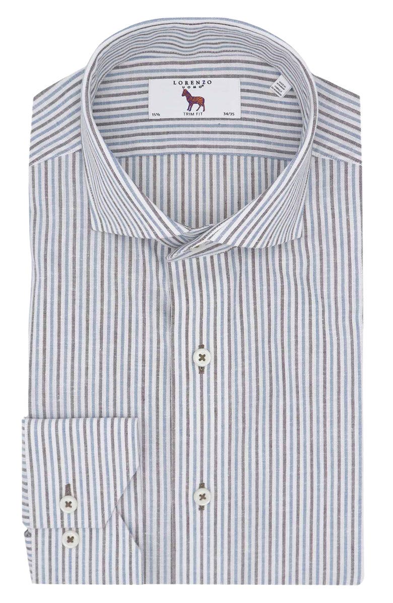 Lorenzo Shirt - Blue Stripe main image 0
