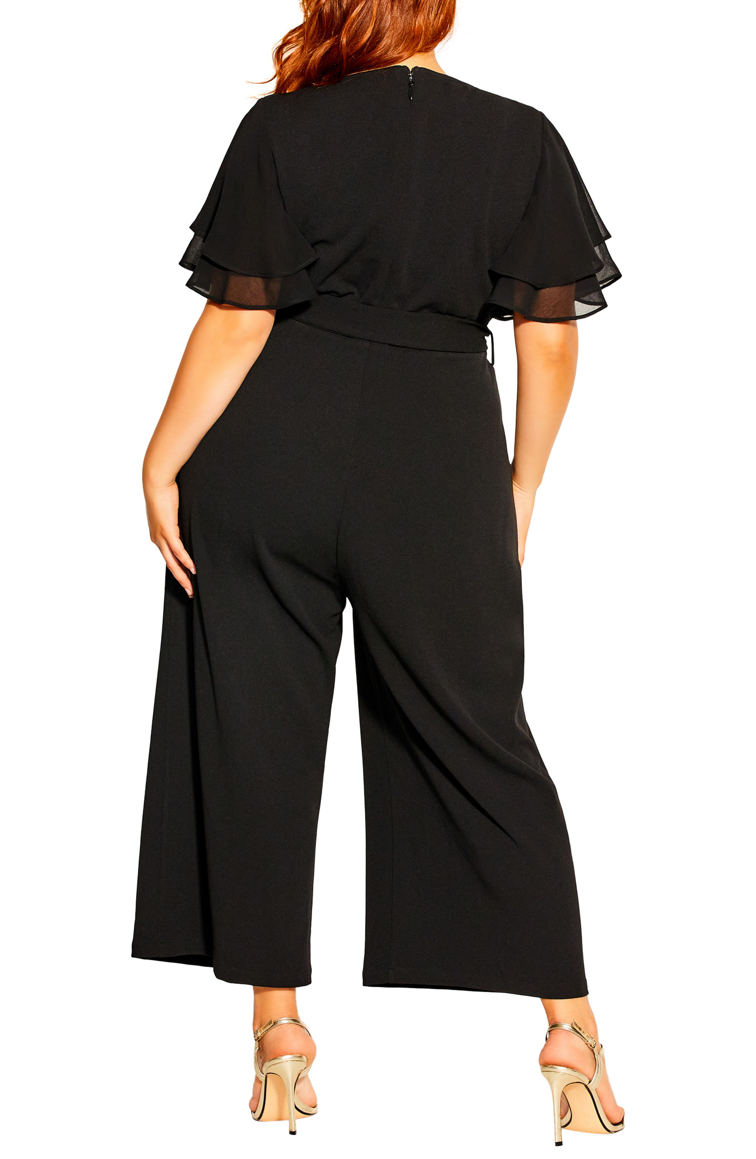 city chic black jumpsuit