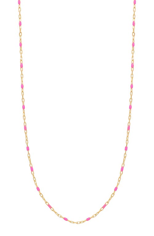 Bony Levy 14K Gold Enamel Chain Necklace in 14K Yellow Gold at Nordstrom