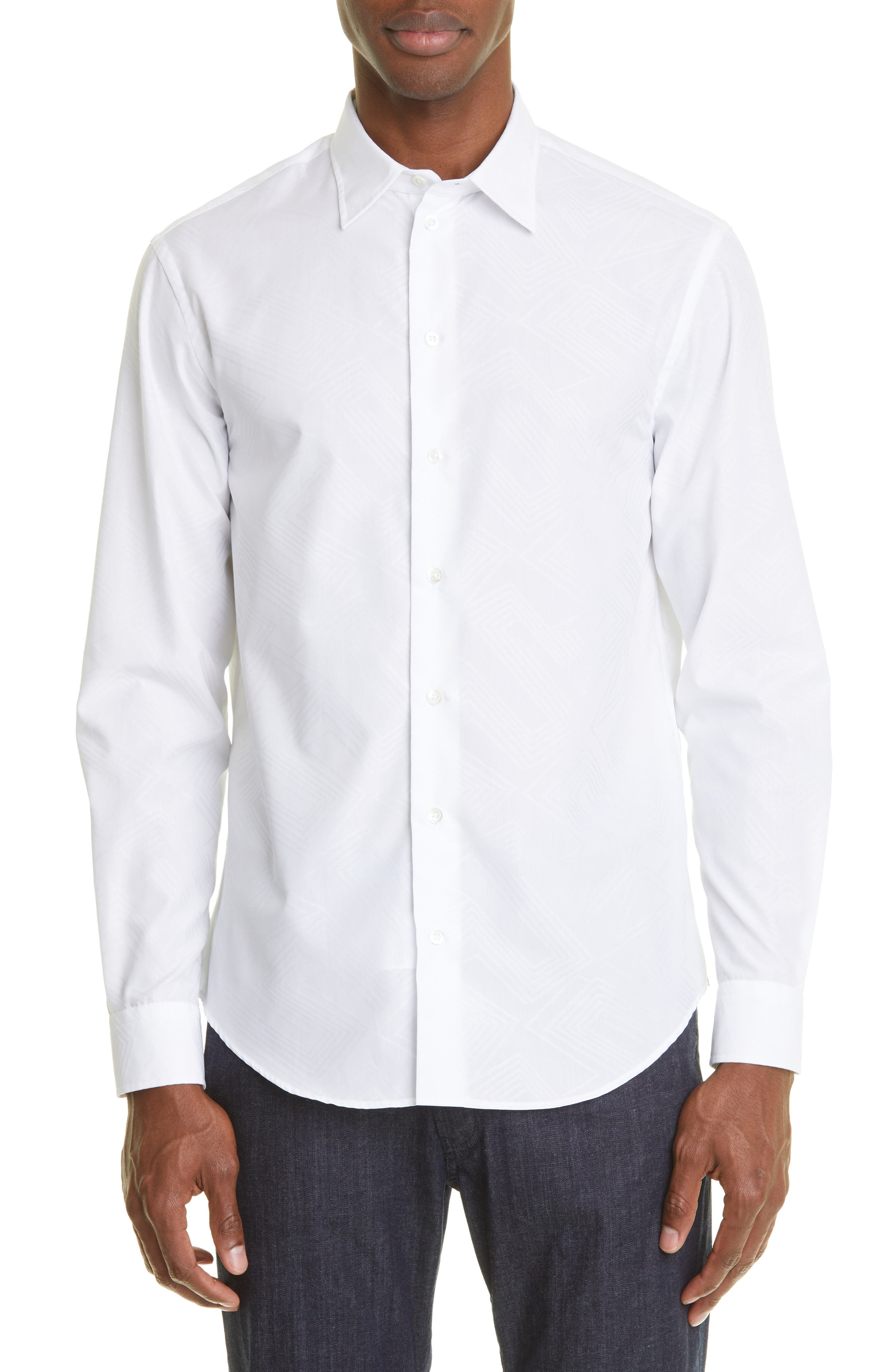 armani slim fit dress shirt