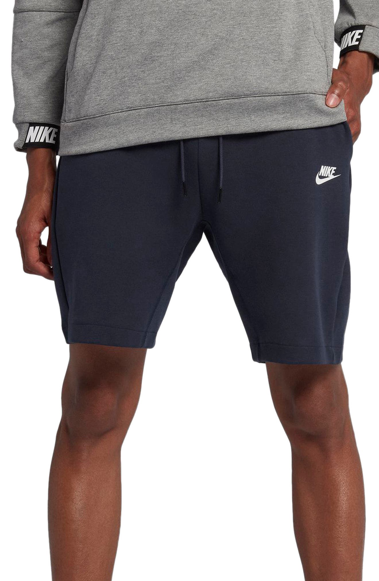 nike tech fleece shorts obsidian