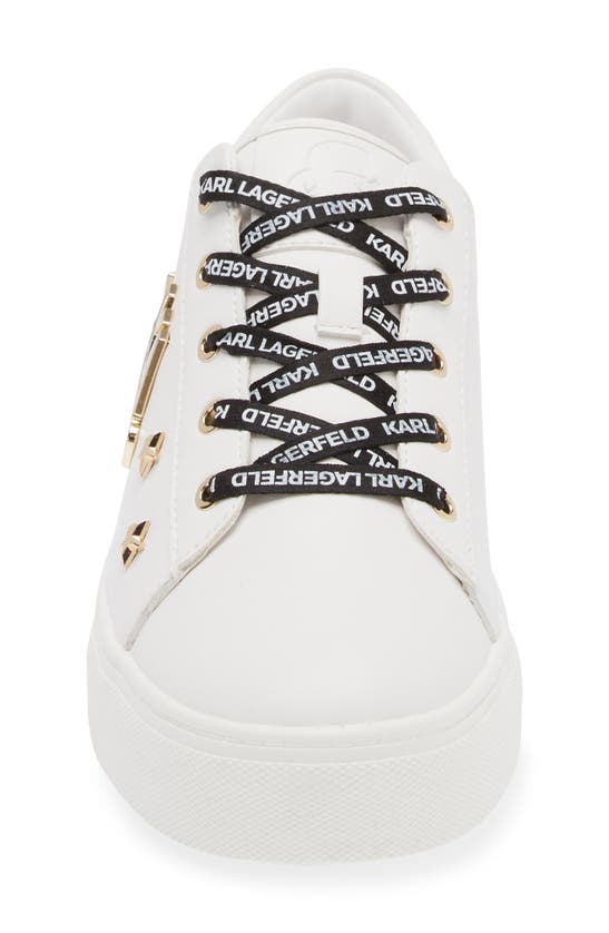 Shop Karl Lagerfeld Paris Cammy Sneaker In Bright White