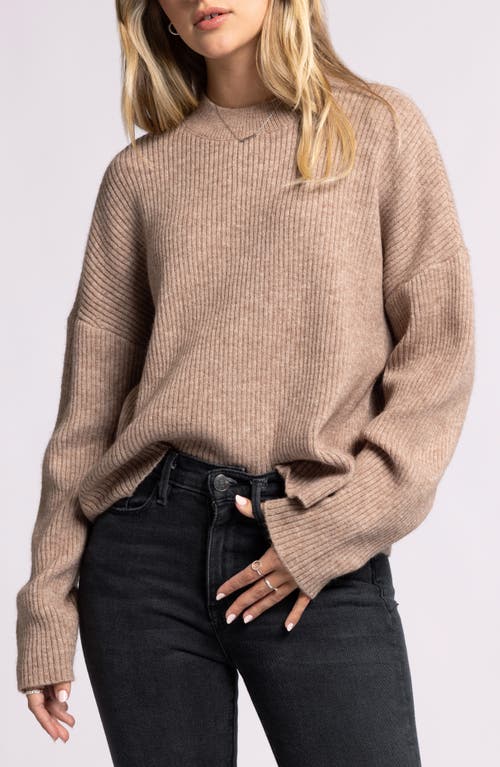 Thread & Supply Lana Sweater In Heather Mocha In Heather Mocha
