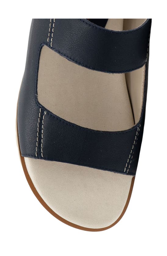 Shop Amalfi By Rangoni Barbera Slingback Sandal In Navy Savana