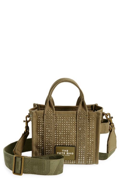 Marc Jacobs The Mini Denim Tote In Green