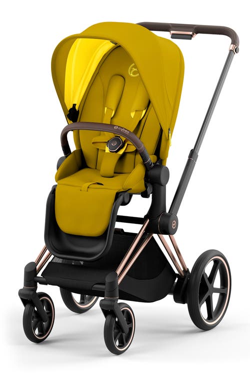 CYBEX e-PRIAM 2 Electronic Smart Stroller in Mustard Yellow at Nordstrom