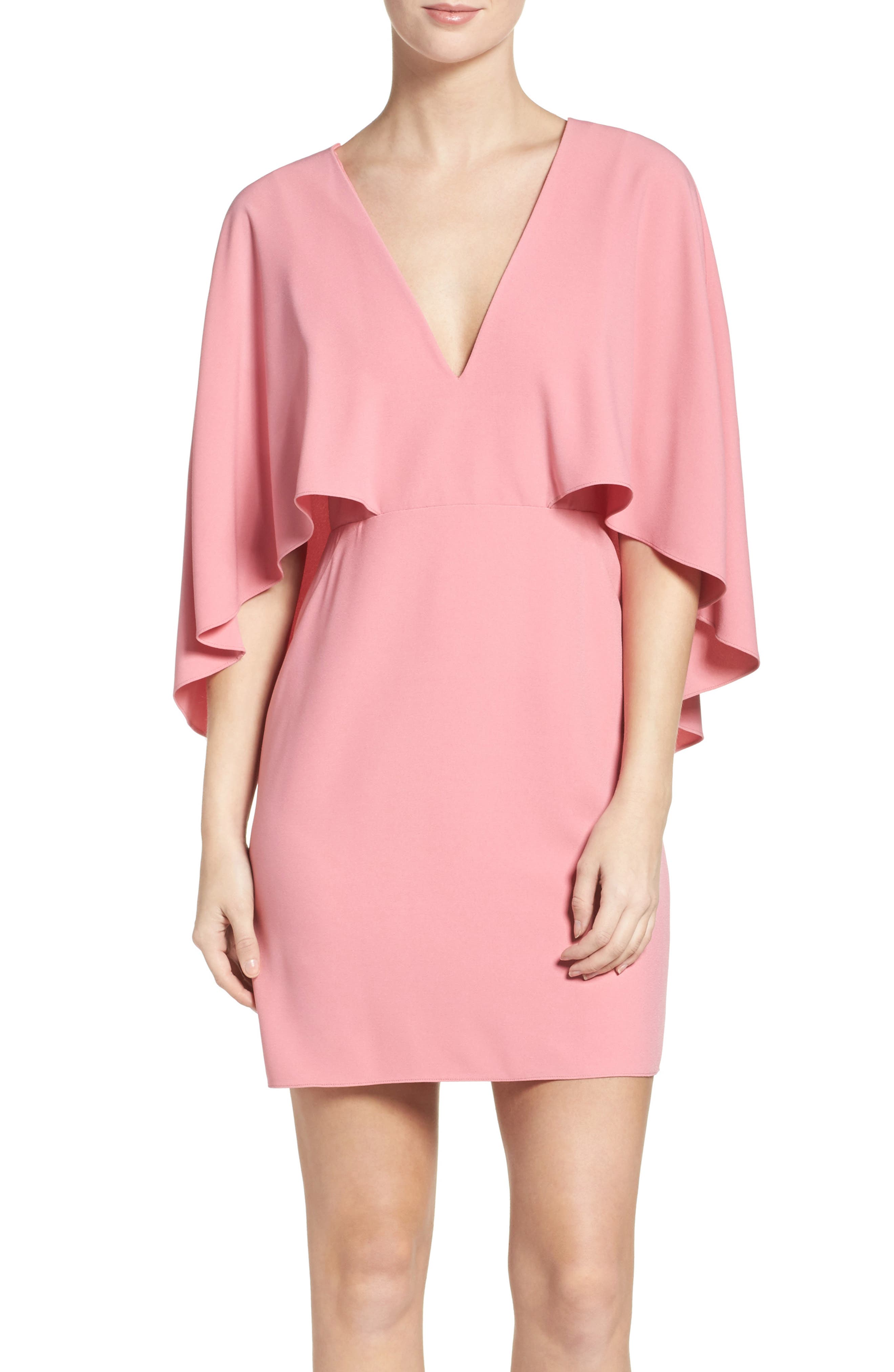 Halston Heritage Cape Dress 2025