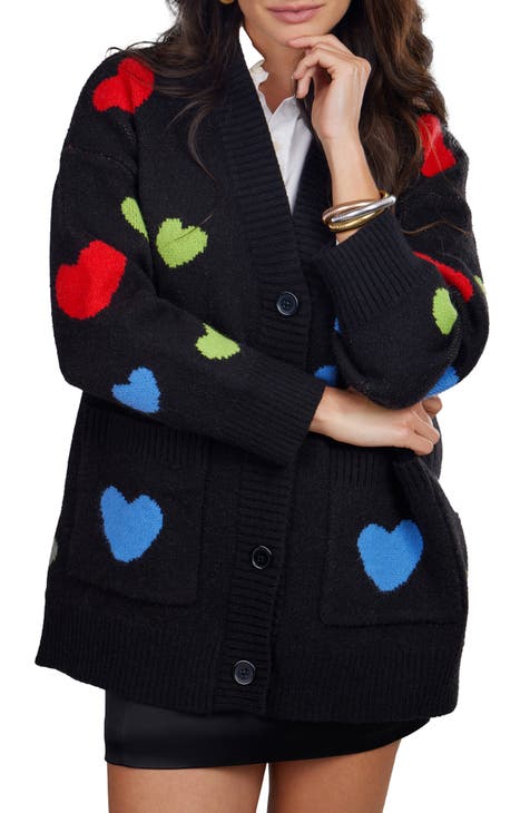 Heart Motif Cardigan