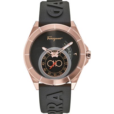 Salvatore Ferragamo Urban Silicon Strap Watch, 4m