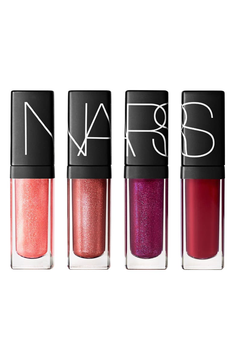 NARS 'Laced with Edge - Tech Fashion' Lip Gloss Coffret, Main, color, 000