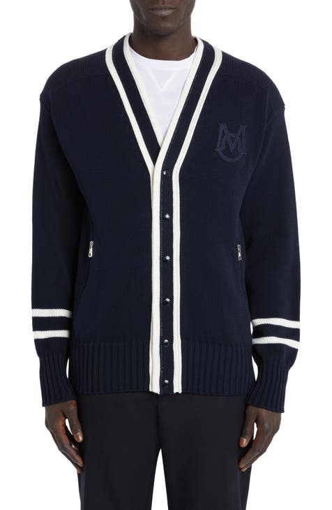 Fine knit collegiate on sale cardigan