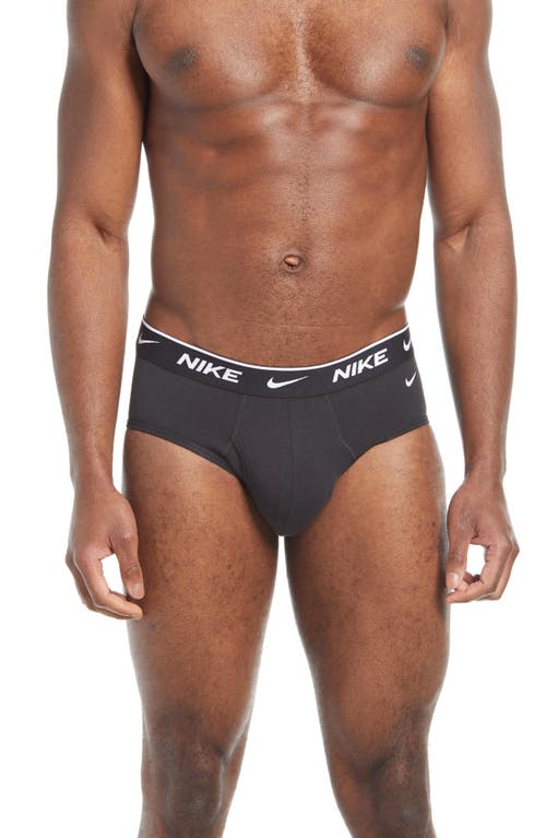 Nike Dri-fit 3-pack Everyday Performance Briefs In Black
