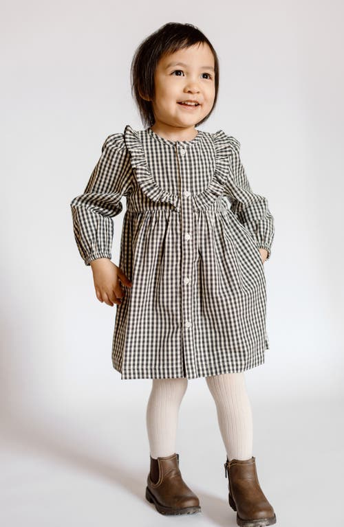 Pehr Girls' Gingham Dress - Baby, Little Kid In Indigo