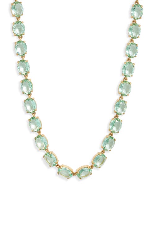 ROXANNE ASSOULIN The Royals Crystal Necklace in Mint at Nordstrom