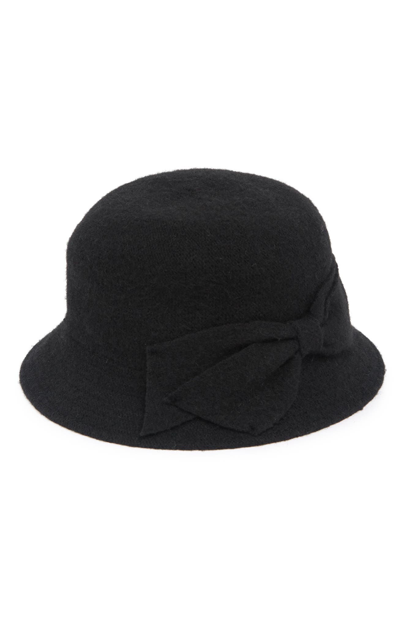 Vince Camuto Wool Blend Bow Cloche Hat 