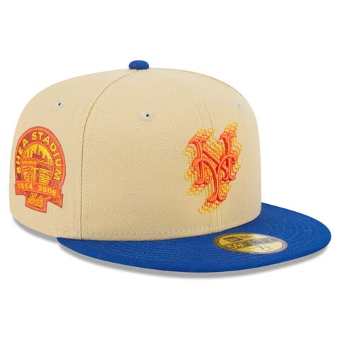 Lids Cincinnati Reds New Era Empire 59FIFTY Fitted Hat - Royal/Yellow