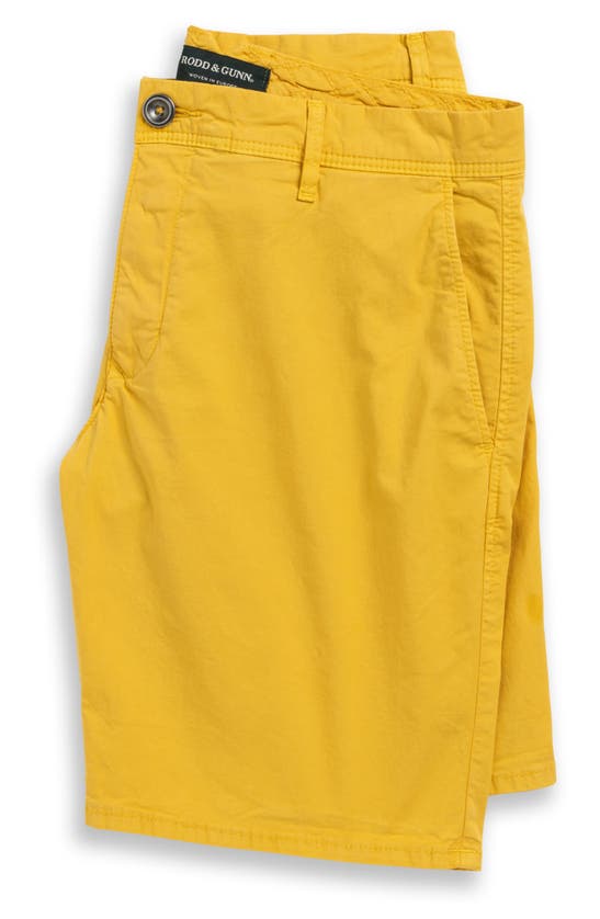 Shop Rodd & Gunn The Peaks Regular Fit Shorts In Sunshine