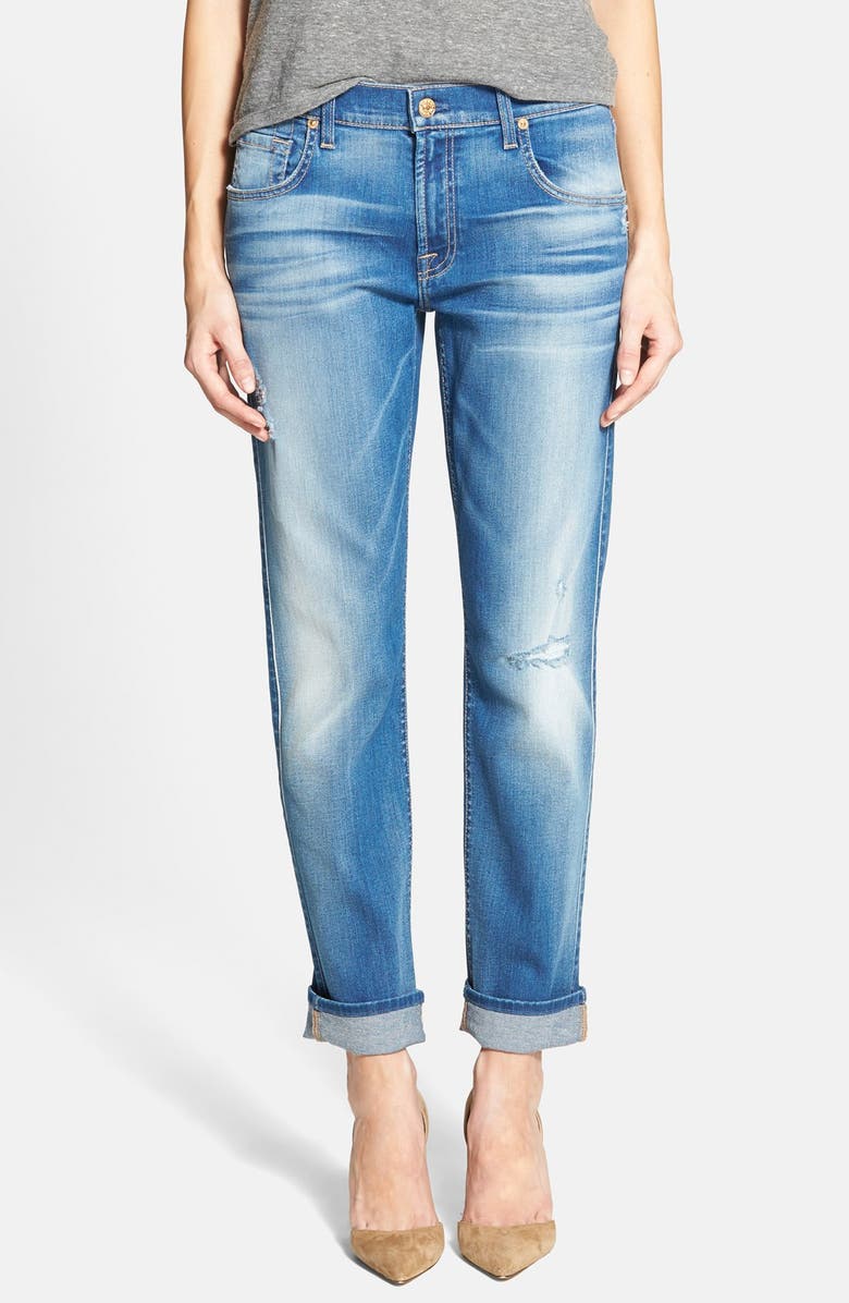 7 For All Mankind® Relaxed Skinny Jeans (Bright Skies Blue) | Nordstrom