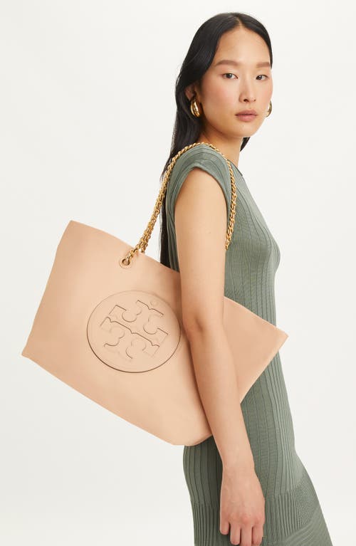 Shop Tory Burch Ella Chain Tote In Pink Sand