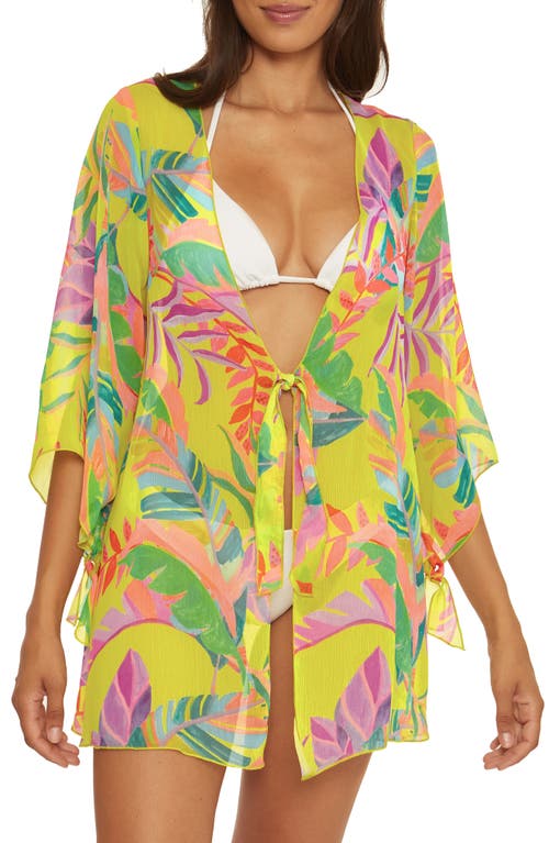 Becca Costa Bella Cover-up Tunic In Yellow