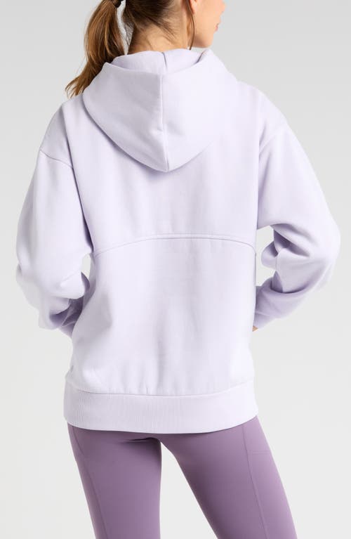 Shop Zella Ultra Cozy Pullover Hoodie In Purple Petal