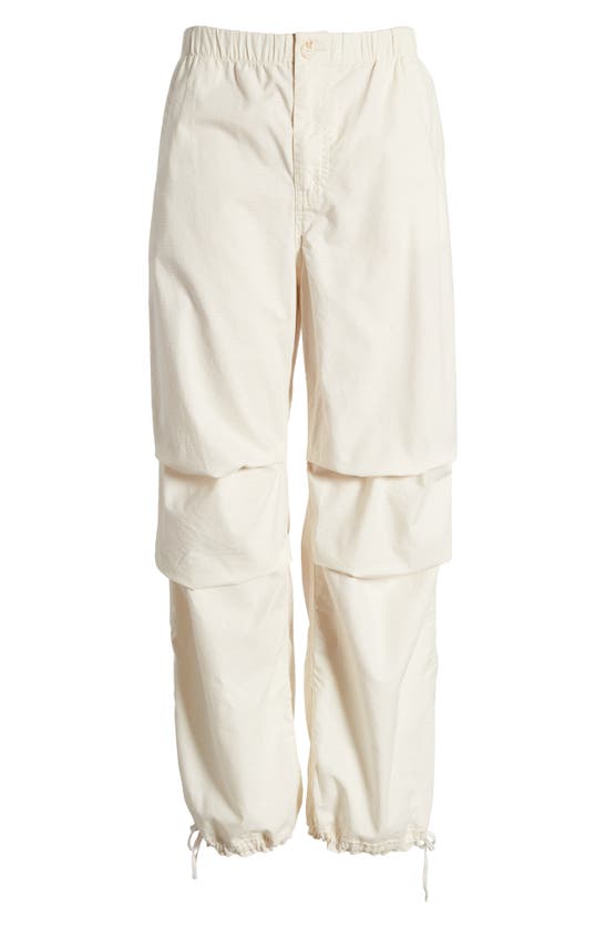 Bp. Ripstop Parachute Pants In White Whisper