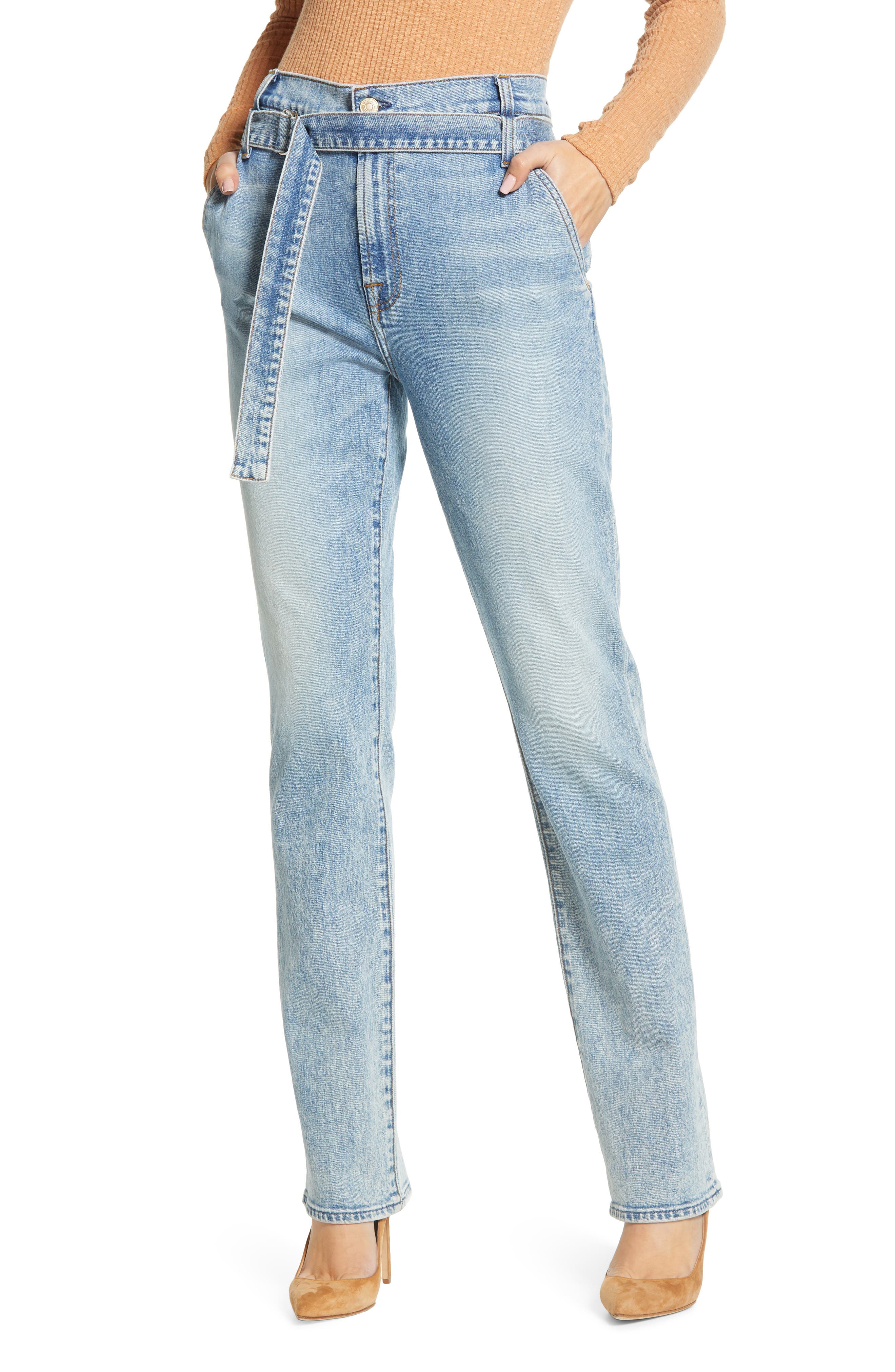 7 for all mankind paperbag jeans