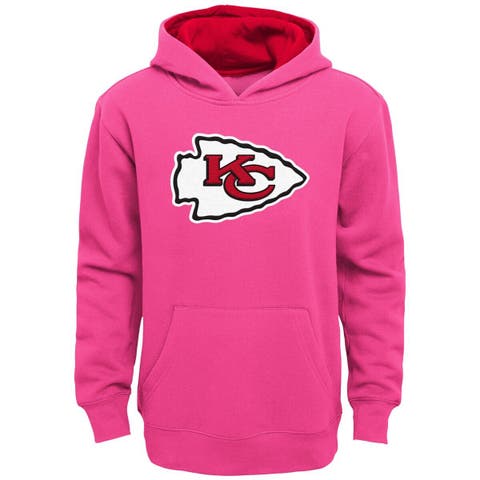 Buffalo Bills Girls Youth Prime Pullover Hoodie - Pink