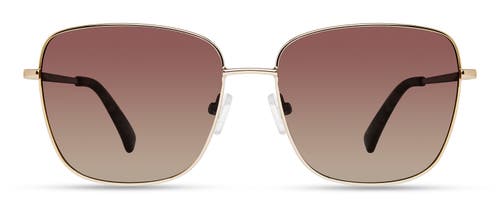Derek Lam 10 Crosby Millie Sunglasses In Gold Brown