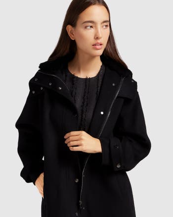 Heavy Hearted Detachable Hooded Coat