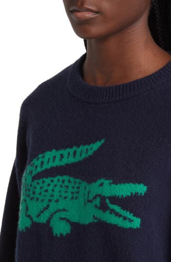 Lacoste wool hotsell crew neck jumper