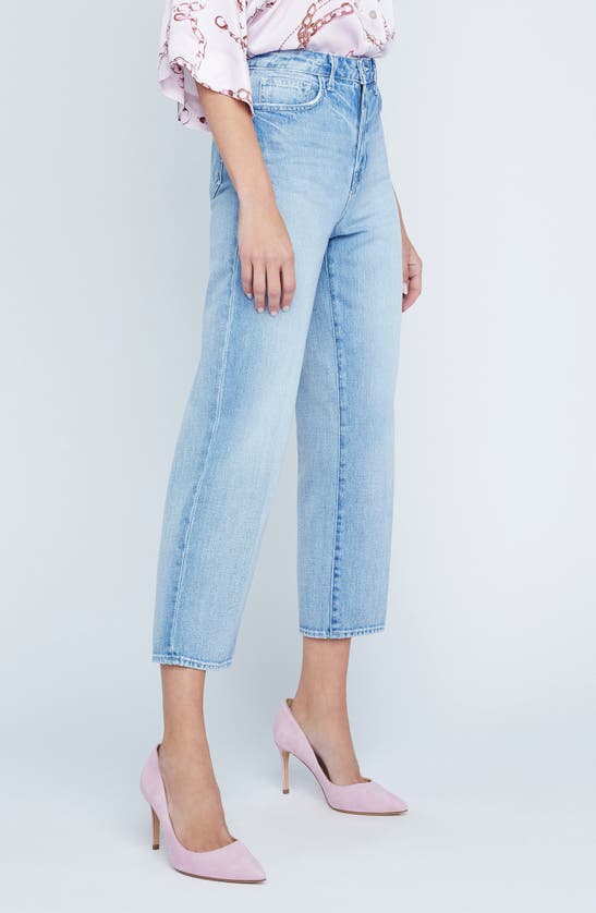 Shop L Agence June Stovepipe Crop Jeans In Palisade