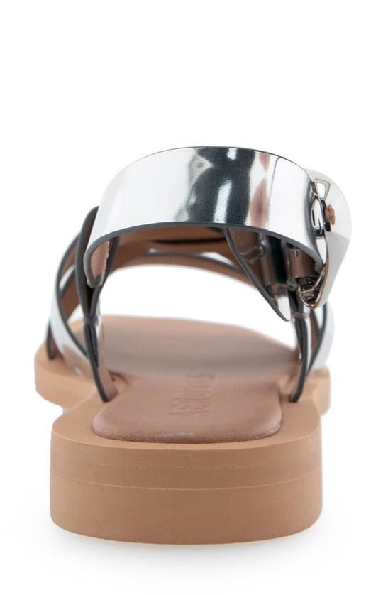 Shop Aerosoles St. Clair Sandal In Silver Pu