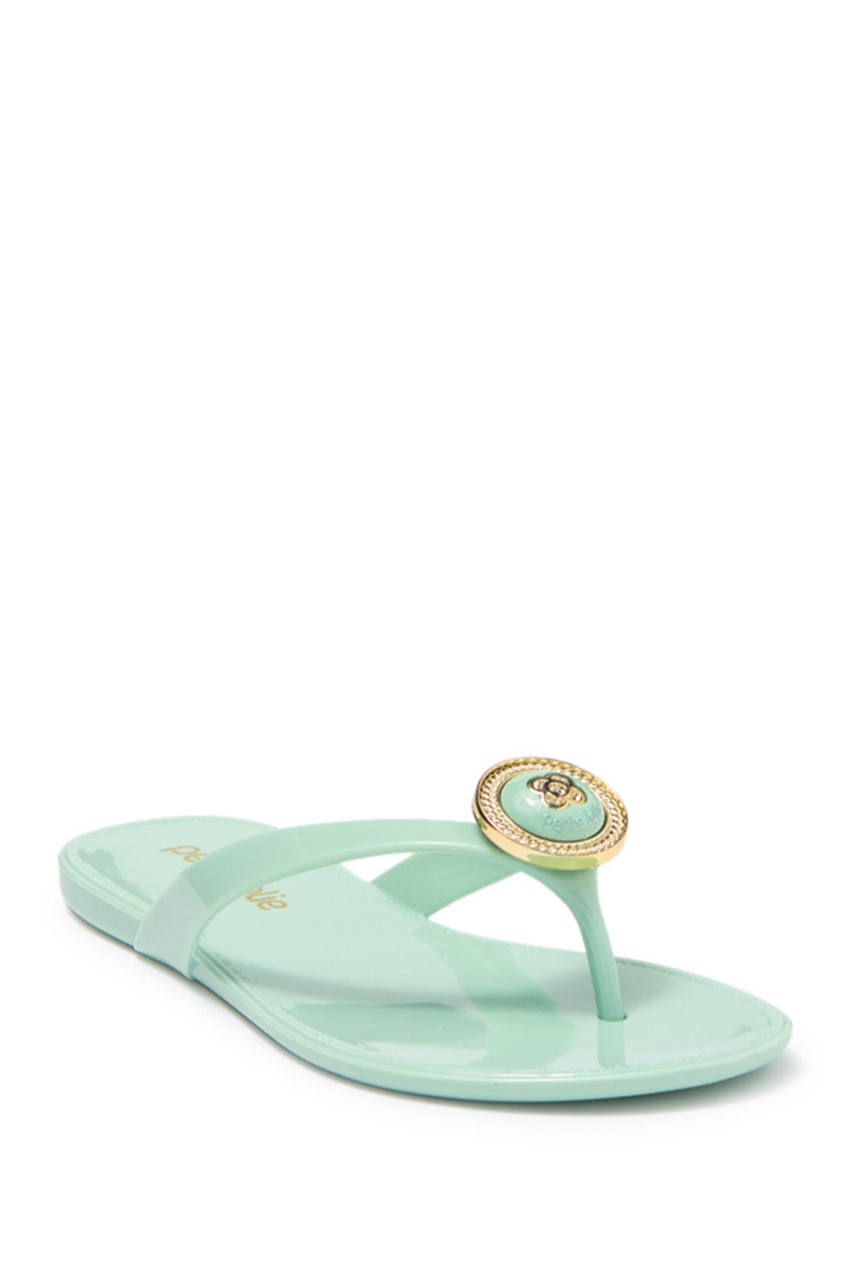 medallion flip flops