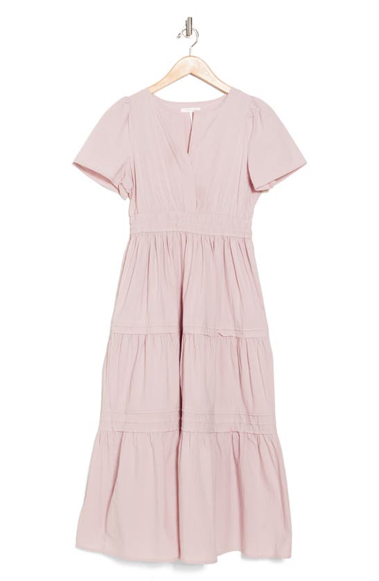 Stitchdrop Tempe Cotton Maxi Dress In Pink