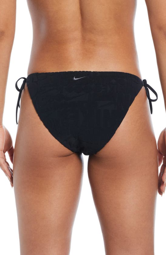 Shop Nike Retro Flow Bikini Bottoms In Black