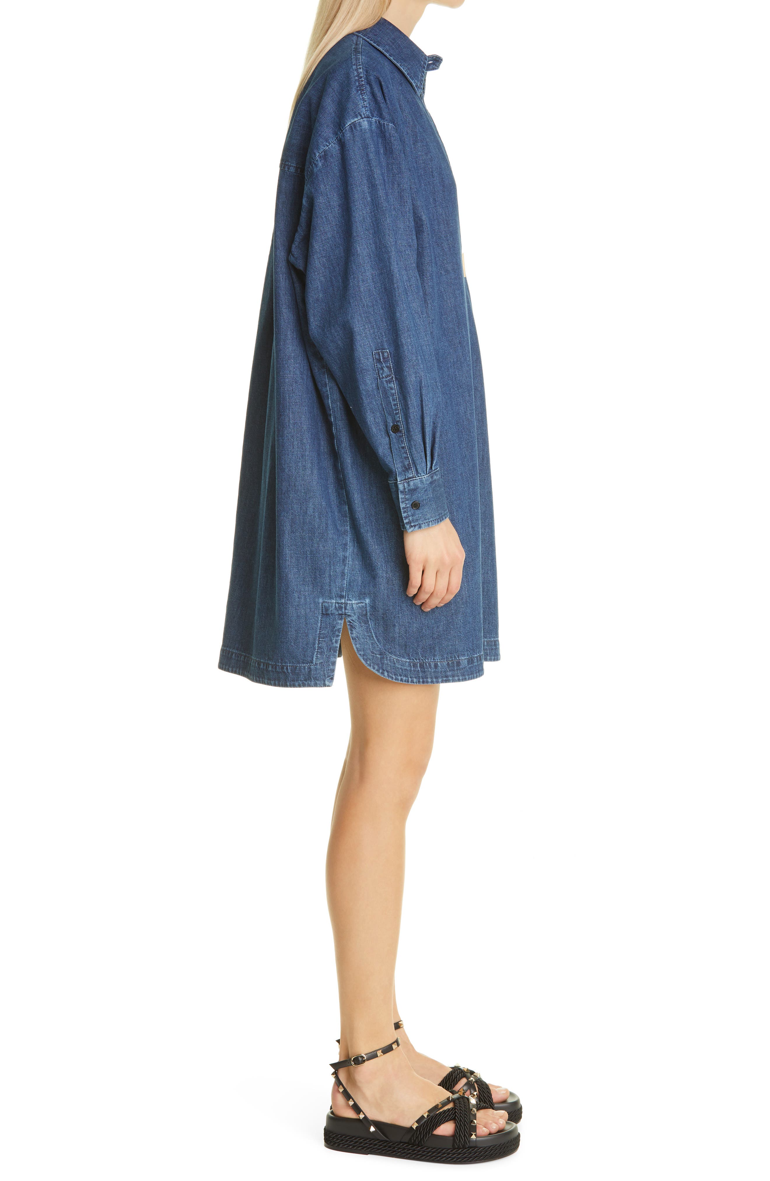 denim caftan