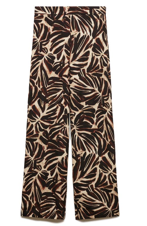 Mango Claudie Straight Leg Pants In Light Beige