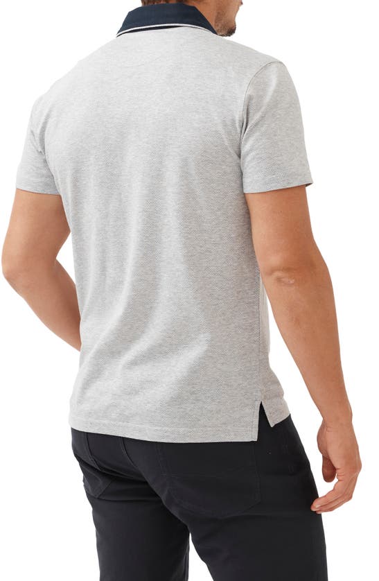 Rodd & Gunn Stanley Sports Fit Dot Short Sleeve Polo In Smoke
