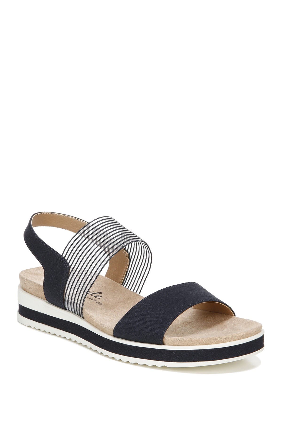 Lifestride Zing Slingback Sandal In Navy