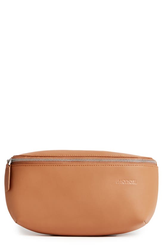 Monos Metro Sling Bag In Saddle Tan