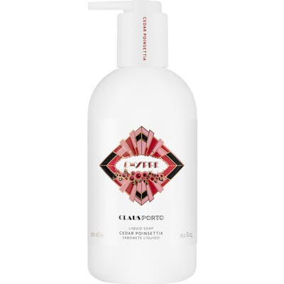 Claus Porto Chypre Cedar Poinsettia Liquid Soap