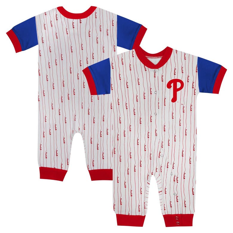 Shop Outerstuff Infant Fanatics Branded White Philadelphia Phillies Logo Best Series Full-snap Jumper